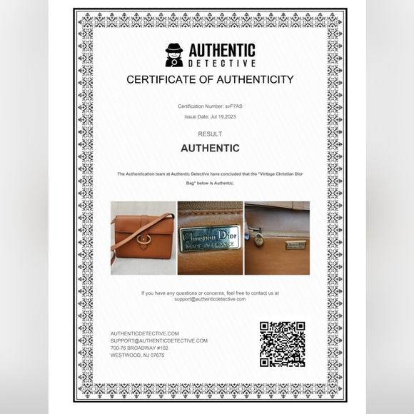 Auth Christian Dior Vintage Brown Crossbody/Cluth Bag - Picture 8 of 15